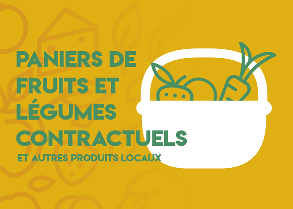 Paniers de fruits et légumes contractuels